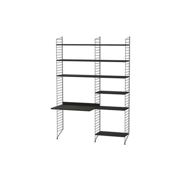 Workspace Bundle B, black/black, String Furniture