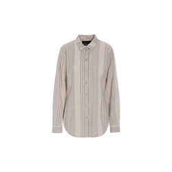 Shiko smal skjorte, ivory/black stitch, BITTE KAI RAND