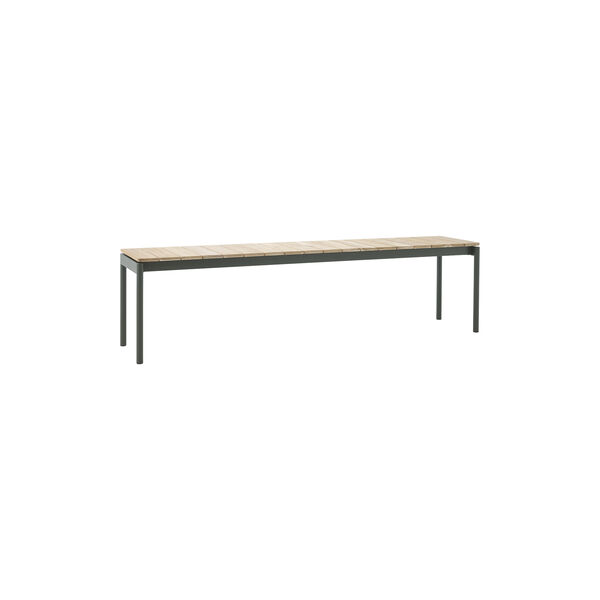 Ville AV28 Outdoor Bench, bronze green, &Tradition