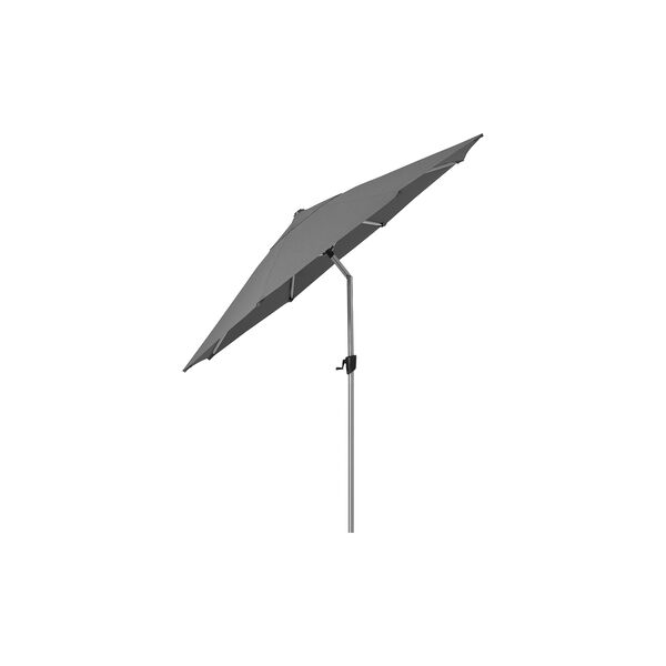 Sunshade parasol m/tilt, silver/anthracite, Cane-line