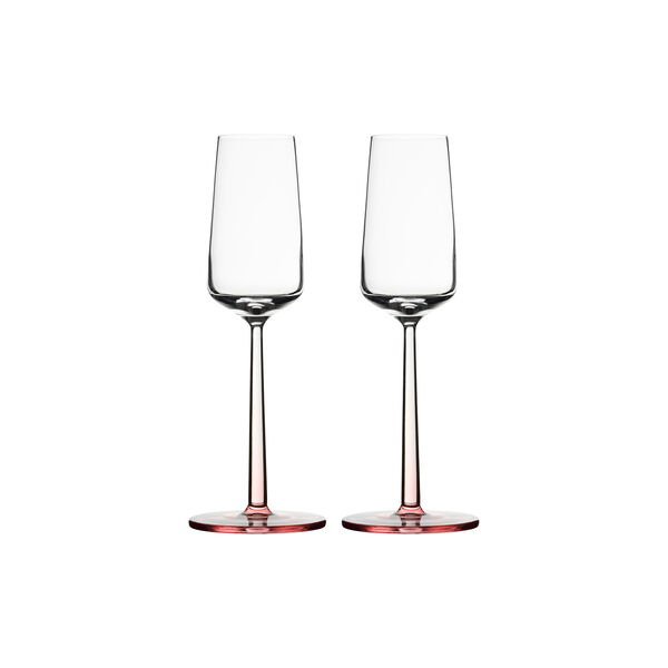 Essence champagneglass, 2 stk., rose, Iittala