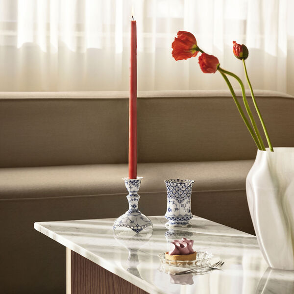 Musselmalt helblonde lysestake 13,5 cm Musselmalt helblonde lysestake 13,5 cm, Royal Copenhagen