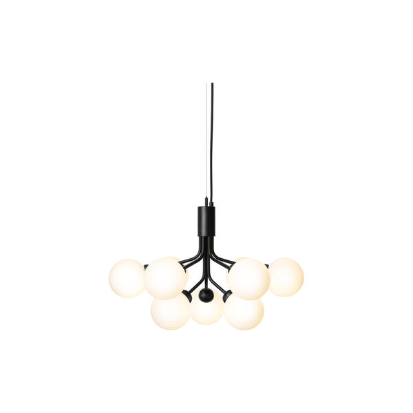 Apiales 9 Pendant, satin black/opal, Nuura