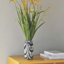 Splash vase roll neck, kaffe/hvit, HAY