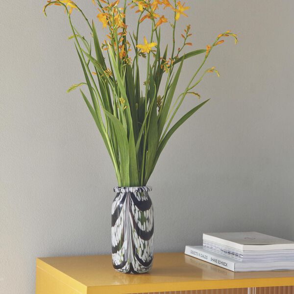 Splash vase roll neck, kaffe/hvit, HAY