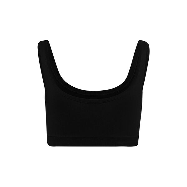 Padded Crop Top, black, HANRO