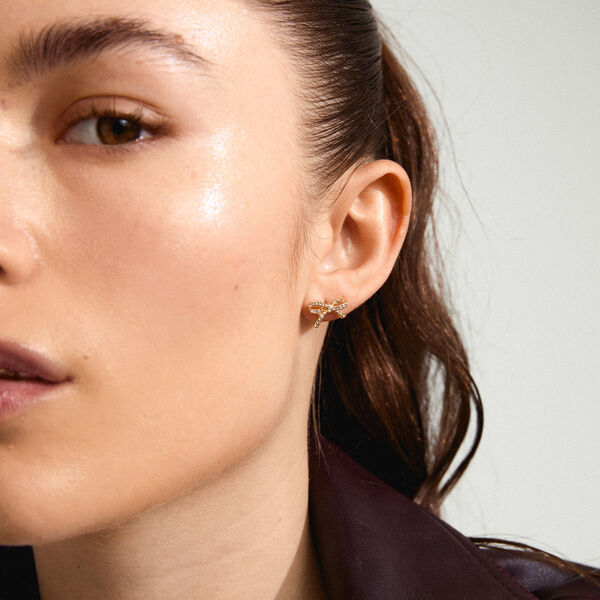 CATHARINA Studs, gullbelagt, Pilgrim