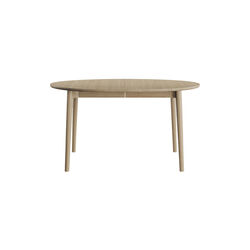 Expand spisebord circular D140, lys oljet eik, Northern