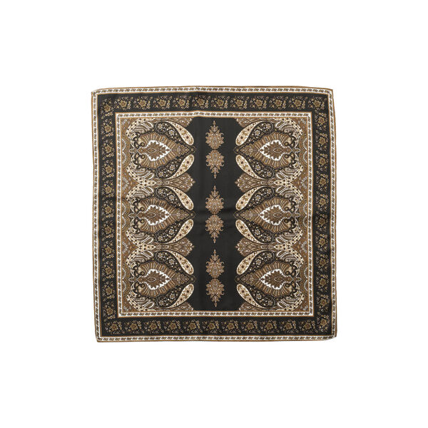 5142PBOScarf silk small, black, PBO