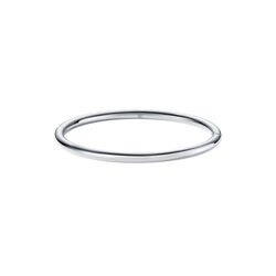 AN-O armb&aring;nd, rhodium, bangle up