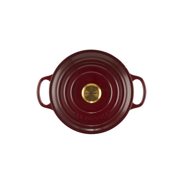 Signature rund gryte Ø 24 cm, garnet, Le Creuset