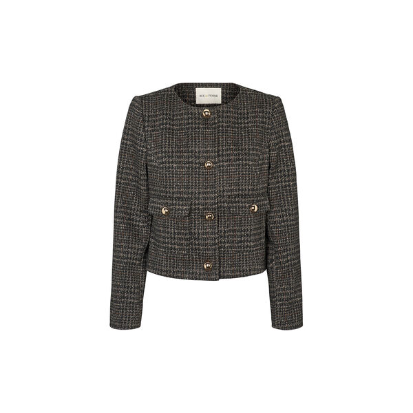 7816RDFYoko blazer, black, RUE de FEMME