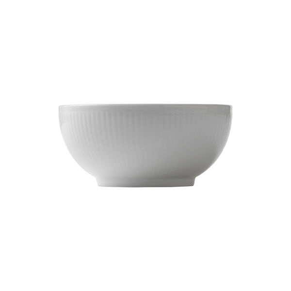 Hvit Riflet skål 47 cl Hvit Riflet skål 47 cl, Royal Copenhagen