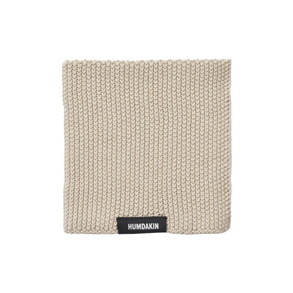 Strikket oppvaskklut, light stone, Humdakin