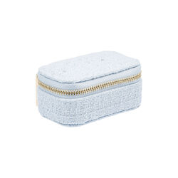 Tweed Jewellery Box Micro, cool baby blue, DARK department