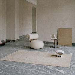 Cursive Expanse gulvteppe, beige, Linie Design