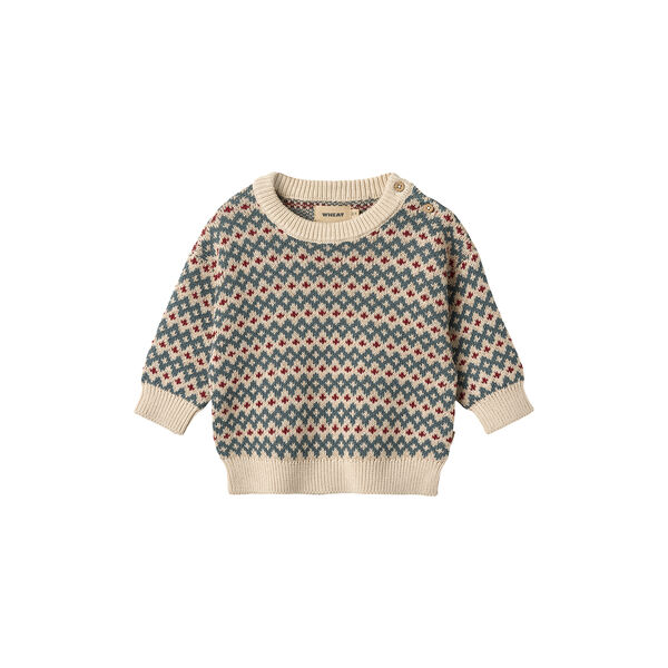 Jacquard Pullover Harlow, 3191 offwhite, Wheat