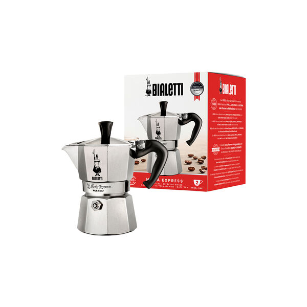 Moka Express espressokanne, 2 kopper, Bialetti