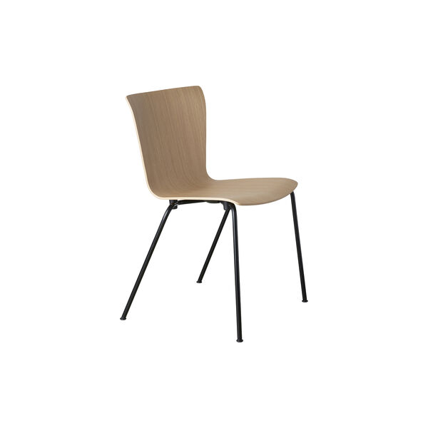 Vico Duo&trade; VM110  spisebordsstol, lakert eik/svart, Fritz Hansen