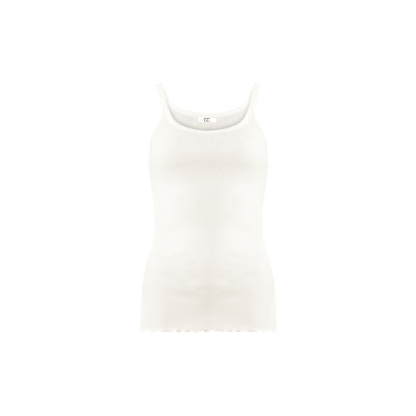 CC Heart Silk Camisole, white, Coster Copenhagen