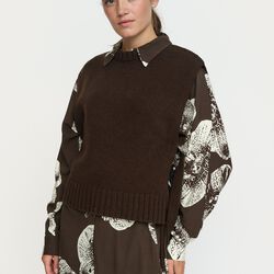 SRTimo Vest Knit Knitwear, demitasse, Soft Rebels