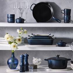 Signature st&oslash;pejern rund gryte &Oslash; 24 cm, nuit, Le Creuset