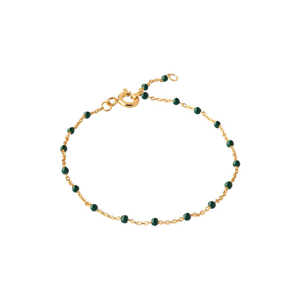 Lola armb&aring;nd, gull/petrol green, ENAMEL Copenhagen
