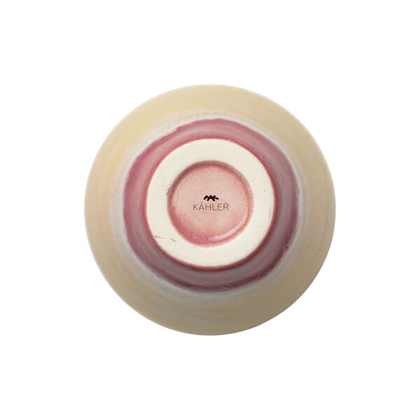 Poppery vase, pink/mint/gul, K&auml;hler