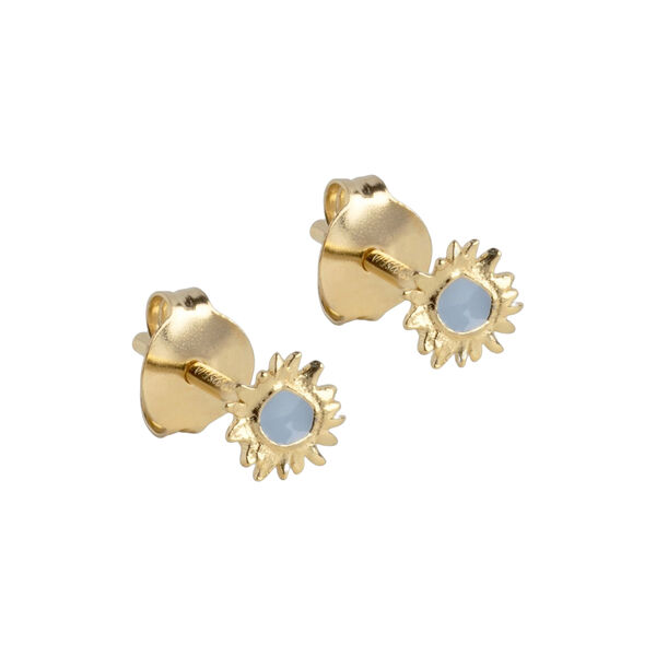 Sunshine Studs Mini, steel blue, ENAMEL Copenhagen