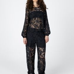 Lace blouse, black, Coster Copenhagen