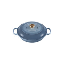 Signature st&oslash;pejern buffetgryte 30 cm, chambray, Le Creuset