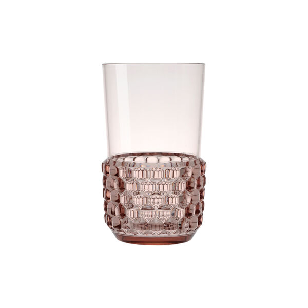 JELLIES FAMILY LONG DRINK glass, pink, Kartell