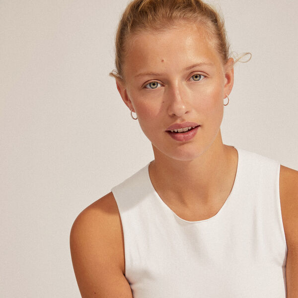 EBNA medium krystall hoops, s&oslash;lvbelagt, Pilgrim