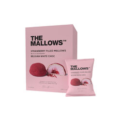 Mallows - Strawberry Filled White 90g, The Mallows