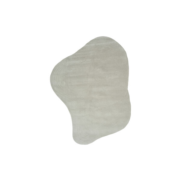 Fluid Arc gulvteppe, chalk, Linie Design