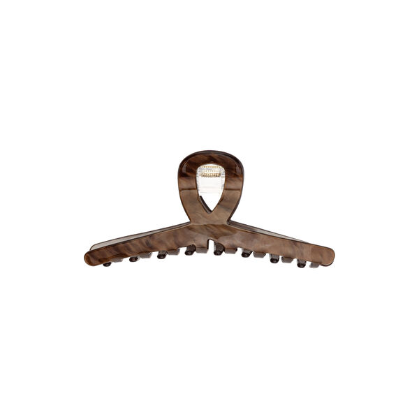Loop H&aring;rklemme, chocolate brown, DARK department