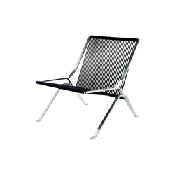 PK25&trade; Flagline loungestol, svart, Fritz Hansen