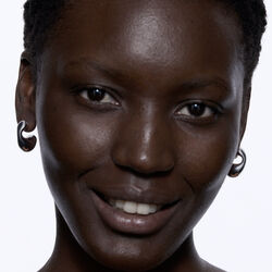 Dolphin Ørering small, sølv, Maria Black