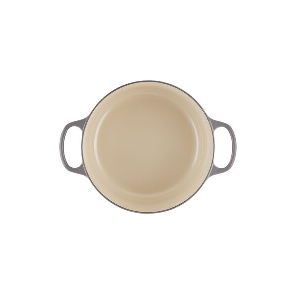 Signature st&oslash;pejern rund gryte &Oslash; 26 cm, flint, Le Creuset
