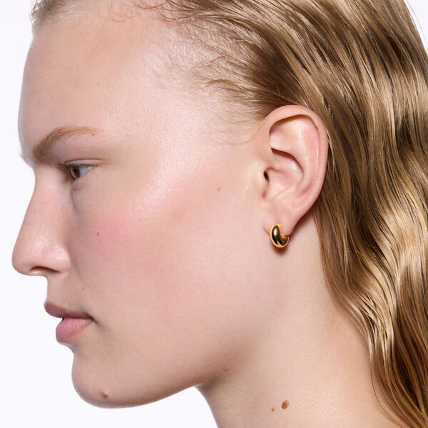Prima Hoop Small, gold, Maria Black