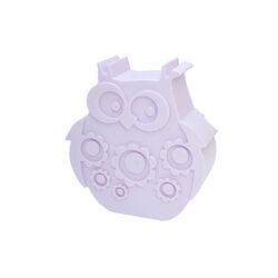 Matboks - Ugle, lys lilla, Blafre