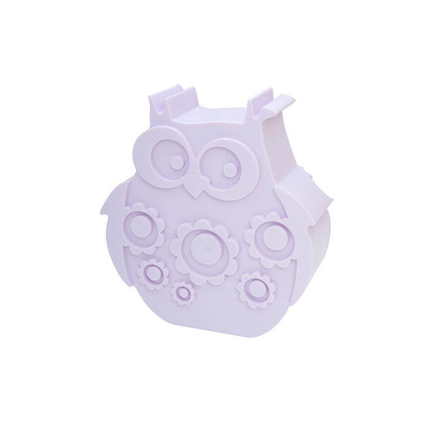 Matboks - Ugle, lys lilla, Blafre