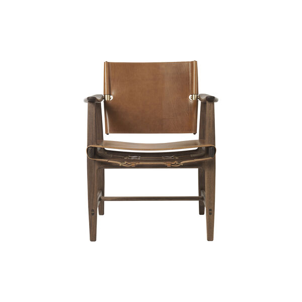 BM1106 J&aelig;gerstolen, oljet valn&oslash;tt/cognac, Carl Hansen & S&oslash;n