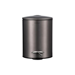 TUBO Pedalbøtte 3 L, brent metall, Blomus