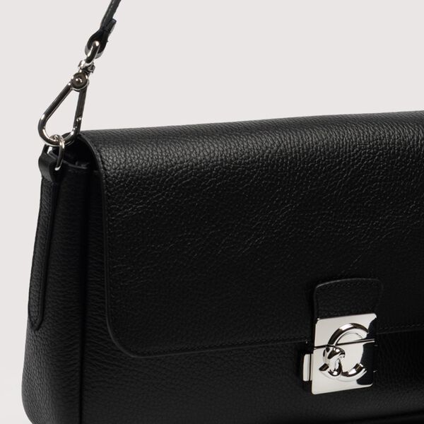 COCCINELLE C-ME Lock Handbag, noir, Coccinelle
