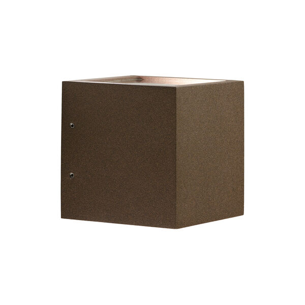 CUBE Up/Down Wall Lamp, rust, LIGHT-POINT