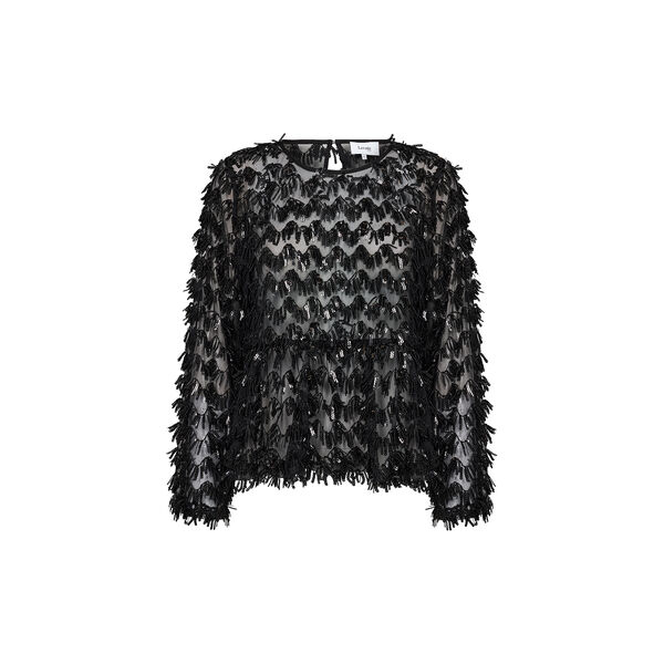 LR-UNION 2 | Black | Bluse, Levet&eacute; Room