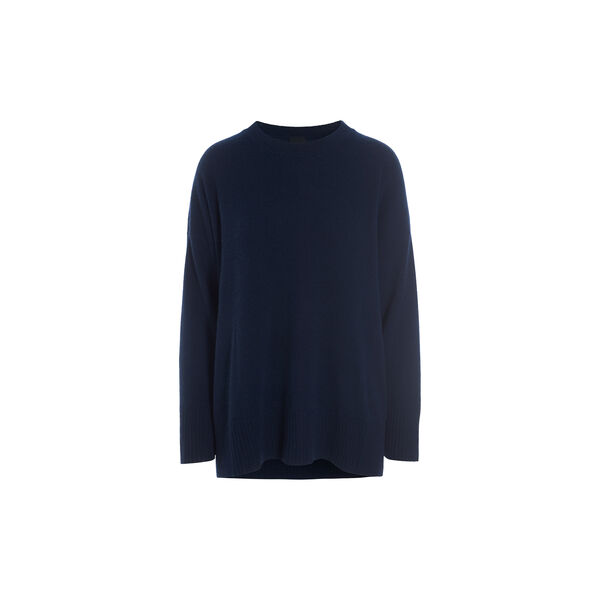 Cloud cashmere langermet bluse, ink blue, BITTE KAI RAND