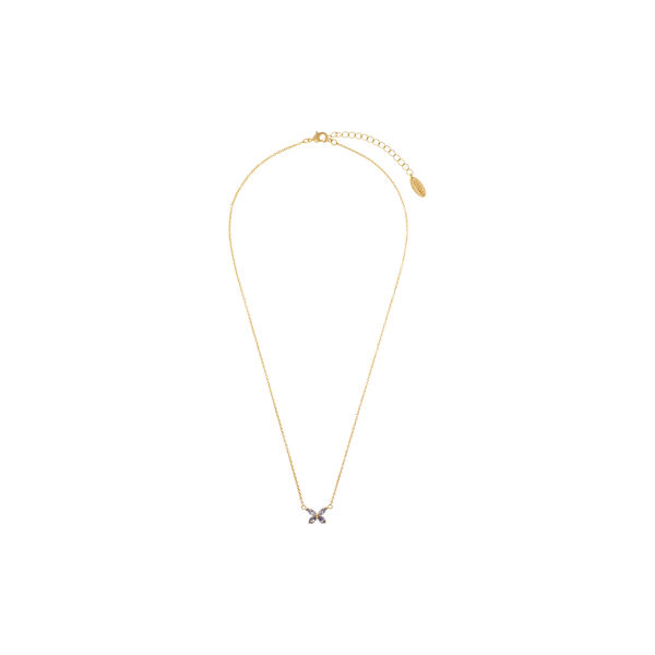 Lilac Crystal Butterfly halskjede, Orelia