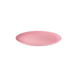 Rhombe Color oval serveringsfat, rosa, Lyngby Porcelæn